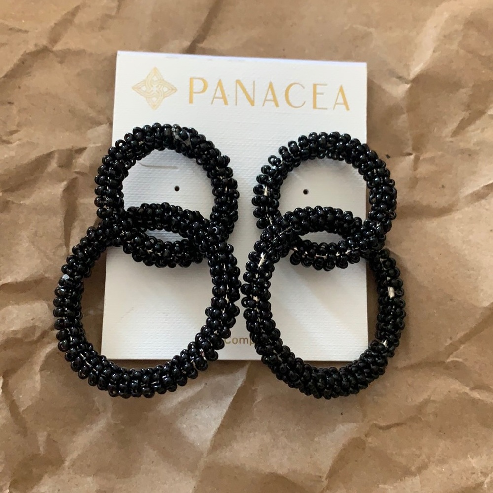 Black earrings